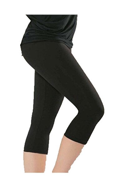 Momslab Visok struk 4005 Model ženskih kapri legginsa bez šablona dužine do k...