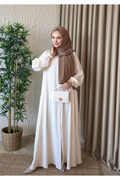 Butik MEDİNE İPEĞİ MEVLANA KESİM FERACE BOY 145 CM