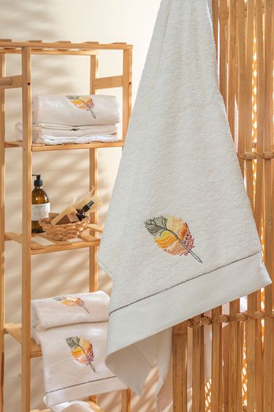 LAVENDIER PLUME BATH 80X160 ΠΕΤΣΕΤΑ ΜΠΑΝΙΟΥ 100%ΒΑΜΒΑΚΙ