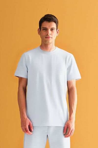 Tarzsokak Muška ležerna košulja kratkih rukava sa okruglim izrezom