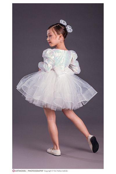 Little Pumpkin 2 Year Old Ballerina Dress - Fluffy Skirt, Sequin Sequined, Tight Fit - Recommended to Buy Large