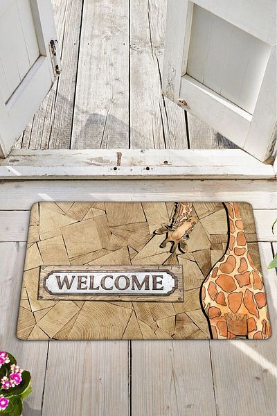 Chilai Home Jirafa PVC противоплъзгащи се вътрешни и външни изтривалки за врати