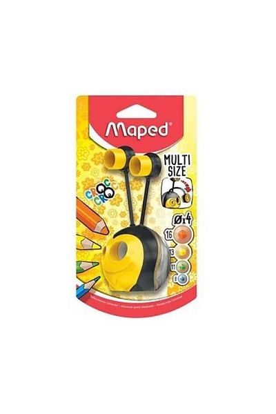 Maped Double Hole Pencil Sharpener Croc - 4 Diameter, Model 017811