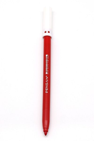 Pensan Felt Pen 3003 Office Type Red Pe3003kk10s (1 PACK)
