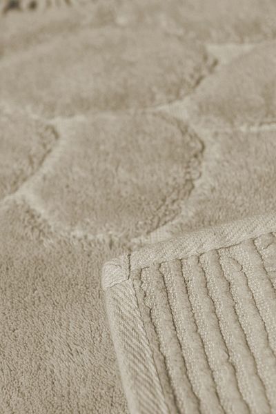 Chilai Home Μπεζ Χρώμα Σετ 2 - 60x100 cm 50x60 cm Βαμβακερό Σετ πατάκι μπάνιου