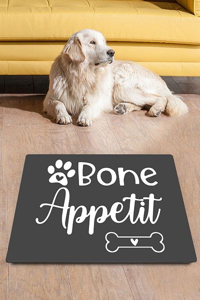 Chilai Home Unbuon Pvc Cat Dog Food Mat - Cat Goods Supplies Accessory