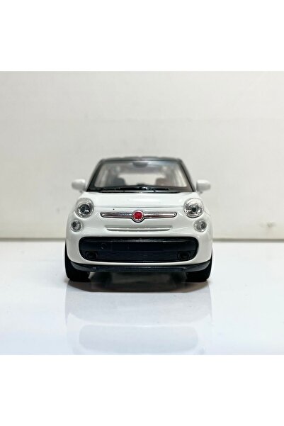 WELLY 2013 Fiat 500L 1/36 Scale Diecast Metal Model Car Toy Car 13cm White