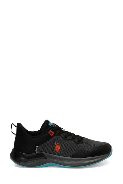 U.S. Polo Assn. Pantofort de damă FLORIN WMN 4FX negru - Model nou cu model textil 987838