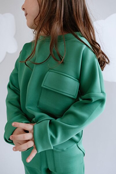 C&City Girl's Tracksuit Set 9170 Green