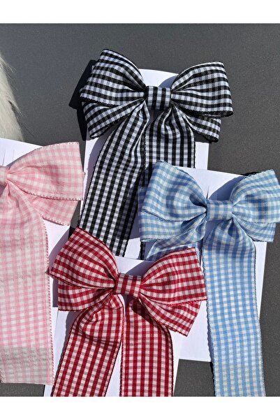 Toka Sepetim Fundita in carouri marime - Catarama cu panglica 1 bucata