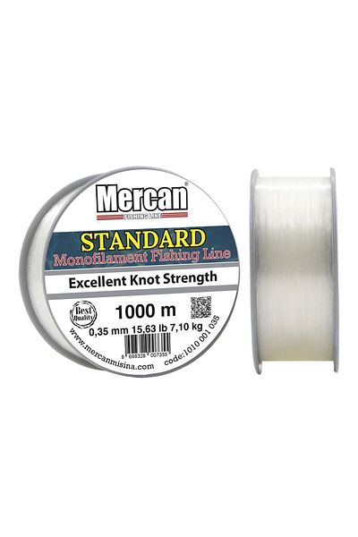 Mercan Standard 1000-800-600-500 M. Transparent Coil Fishing Line