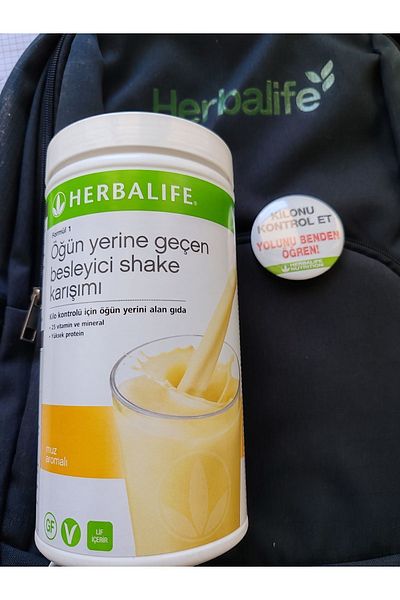 Herbalife Banana Flavored Formula 1 Nourishing Shake Mix - Food Substitute