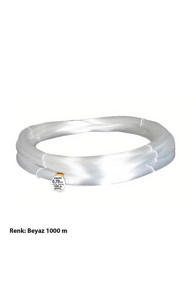 Mercan Класична біла волосінь 1000 м