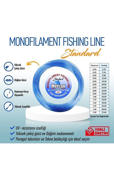Mercan Standard Blue 1 kg Hasp Fish Tape