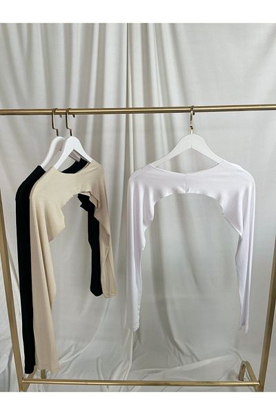 two in sis Μακρυμάνικο γιακά λαιμού Hijab - Μανίκι