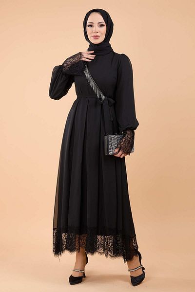 TOFİSA 23865-BLACK Dress