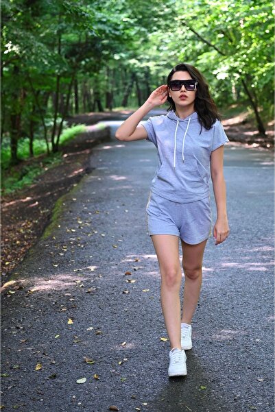 Koza Butik Σετ σορτς 9036 Model Stripe and Sequin Sequin