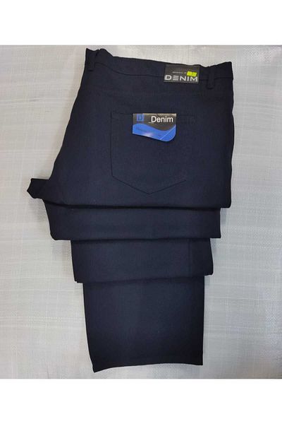 Denim Παντελόνι Super Big Size Polyviscon Trousers Plus Size