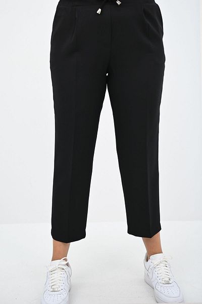 Koza Butik High Waist Draped Women's Plus Size Trousers - 6201-25