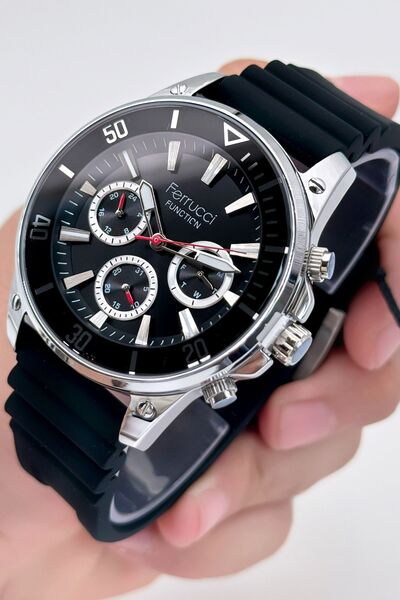 Ferrucci Function Silikon Kordon Erkek Kol Saati