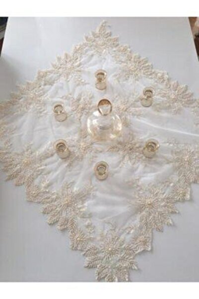 Royal Home Firuze 16 Parça Taşlı Boncuklu Salon Takımı