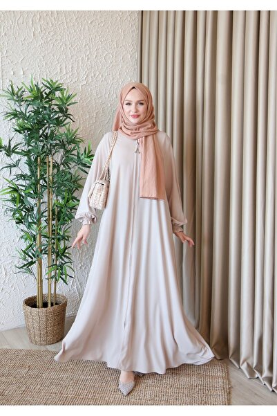 Butik MEDİNE İPEĞİ MEVLANA KESİM FERACE BOY 145 CM