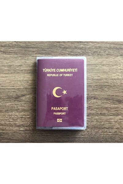 Yerli Transparent Passport Case with Extra Compartment