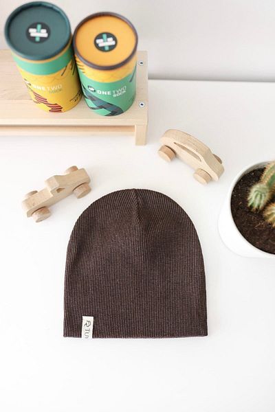 Doğan Collection Bitter Brown Rib Beanie