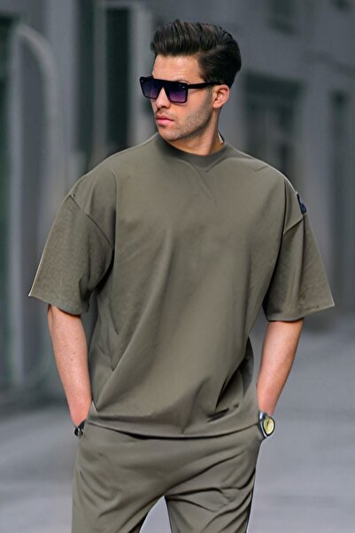 Tarzsokak Ανδρικό χτενισμένο βαμβακερό ύφασμα oversized που αναπνέει