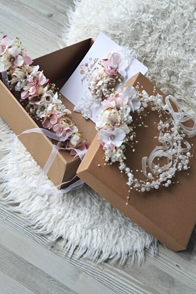 çiğdem kaya design Crown florală pentru mamă însărcinată, bentiță pentru bebe...