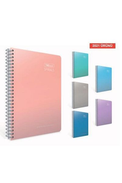 Gıpta غطاء صلب حلزوني للكمبيوتر المحمول مقاس A4 100 Yp غير مبطن The Book 5505