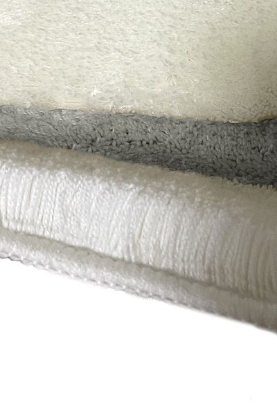 Chilai Home Quadrato Grey Σετ 2 - Ακρυλικό Χαλάκι Μπάνιου με Αντιολισθητική Βάση και Πλένεται