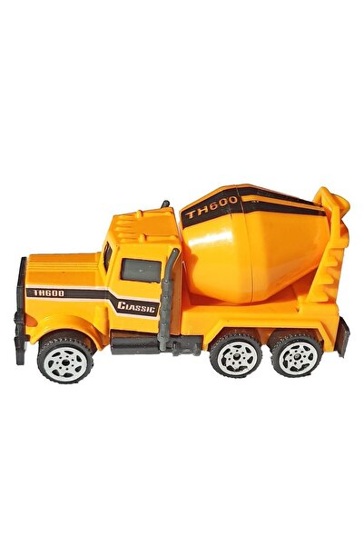 Meva Market Metal İş Makinaları 6 Lı Oyuncak İş Makinaları Seti