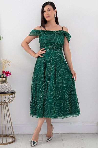 PULLIMM Rochie cu bretele argintii - 39877
