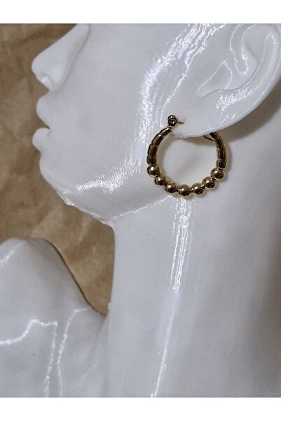 FOR YOU TAKI by Ezgi حلق دوريكا نسائي من الفولاذ المقاوم للتشويه ومضاد للحساسية