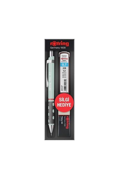 Rotring Tikky Okul Seti Uç Silgi Hediyeli Versatil Seti 0.7 Mm Uçlu Kalem Seti Opal Mavi