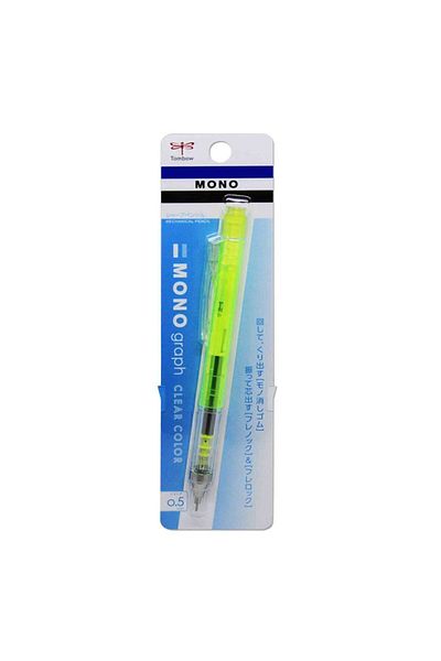 Tombow Mono Graph Mechanical Pencil Transparent Lemon 0.5