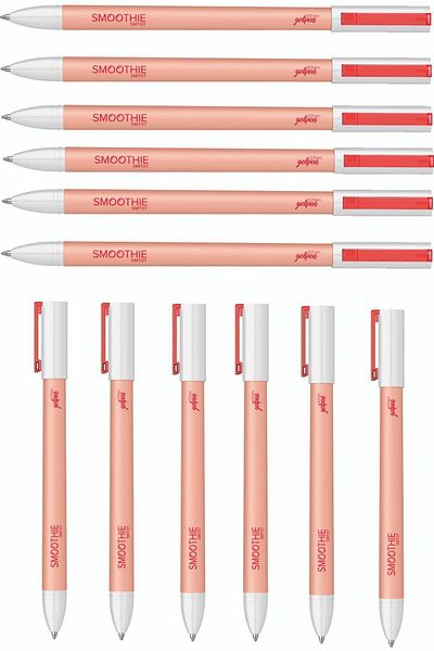 Scrikss Smoothie Gel Pen 0.7 Mm 12 Pack Red