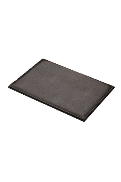 Gülpaş Τραπέζι γραφείου Napa Faux Leather Plain Black 901