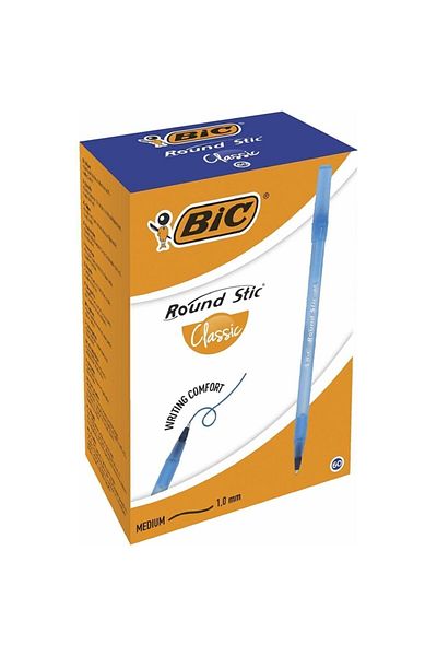 Bic Ballpoint Pen Round Stick Blue 60's