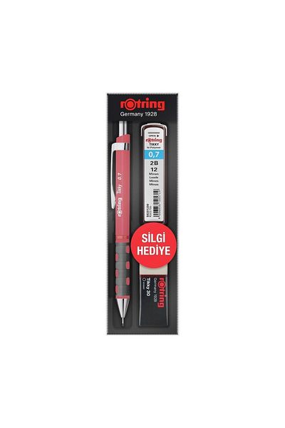 Rotring Tikky School Set - 0.7 Mm Tip Versatil Pen, Dried Rose Gift