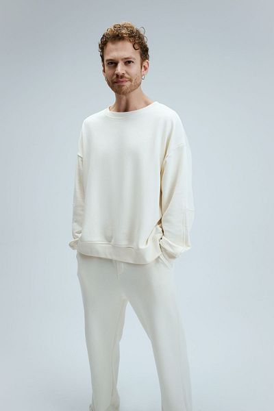 gothamvibes Ανδρικό φούτερ Timeless Oversize Cream
