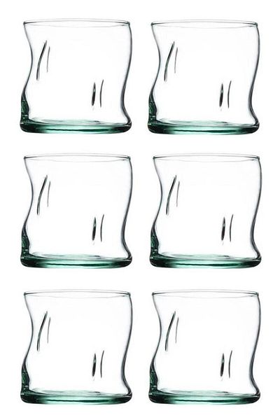 Paşabahçe 420224 Aware Amorphous Set of 6 340cc Water and Soft Drink Glasses Set