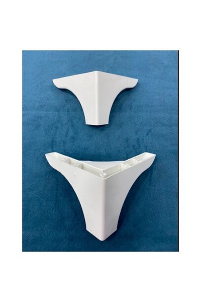 MC PLASTİK Picior de Mobilier Universal Bellona 10 Cm Alb