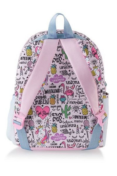 Mikro Rucsac de școală pentru grădiniță Unicorn - Design în buclă