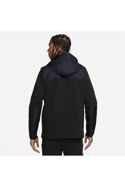 Nike Sportswear Tech Fleece ''Overlay Detail'' Full-Zip Hoodie Erkek Sweatshirt