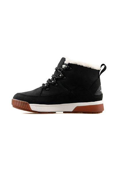 THE NORTH FACE Sierra Mid Wp - Μαύρες μπότες πεζοπορίας με δαντέλα και παπούτσια εξωτερικού χώρου