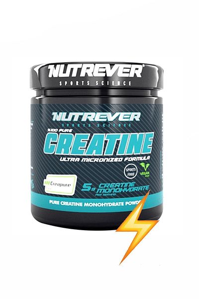 Nutrever Creatine Ultra Micronized Formula 250 Gr Endurance Muscle Mass Energy Power Performance