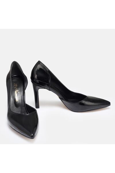 37Numara BÜYÜK NUMARA STİLETTO 41-42-43-44- SİYAH RUGAN