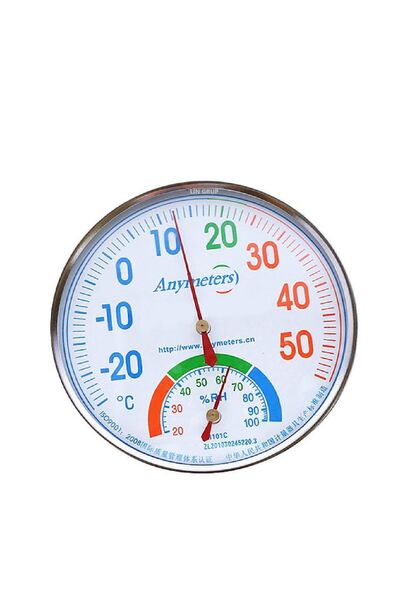 Genel Markalar Analog Nem ölçer ve Termometre - pil gerekmez